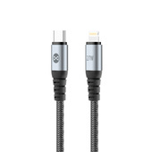 Forever kabel Braix USB-C - Lightning 1,0 m 27W czarny do SAMSUNG ZV50