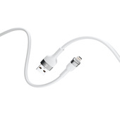 Forever kabel Flexible USB - Lightning 1,0 m 2,4A bia�y do SAMSUNG ZV50