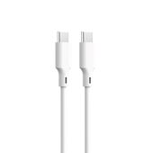 Forever kabel recycling USB-C - USB-C 1,5m  3A KR60-CC-00 bia�y do SAMSUNG ZV50