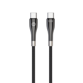 Forever kabel Sleek USB-C - USB-C 1,0 m 100W czarny do SAMSUNG ZV50