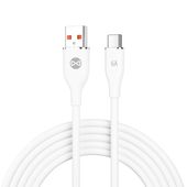 Forever kabel USB - USB-C 1,0 m 6A bia�y do SAMSUNG ZV50