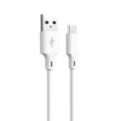 Forever recycling kabel USB-A - USB-C 1,5m 3A KR60-AC-00 bia�y do SAMSUNG ZV50