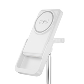 Forever stacja �aduj�ca bezprzewodowa magnetyczna z power bankiem MACS-100 bia�a 5w1 do SAMSUNG ZV50