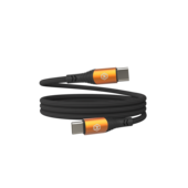 Hammer Kabel USB-C do USB-C 5A 100W 1m czarny do SAMSUNG ZV50