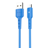 HOCO Kabel USB Star X30 micro niebieski do SAMSUNG ZV50