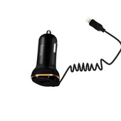 HOCO �adowarka samochodowa Z14 plus kabel 8-pin czarna 1USB 3,4A do SAMSUNG ZV50