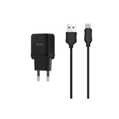 HOCO �adowarka sieciowa C22A plus kabel micro czarna 1USB 2,4A do SAMSUNG ZV50