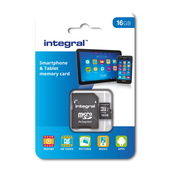 Integral karta pami�ci 16GB microSDHC kl. 10 UHS-I 90 MB/s + adapter do SAMSUNG ZV50