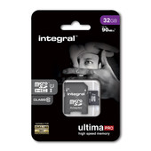 Integral karta pami�ci microSDHC Ultima PRO (32GB | class 10 | UHS-I | 90 MB/s) + adapter do SAMSUNG ZV50
