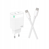 Szybka �adowarka 45W GaN PD 2 porty USB-C z d�ugim kablem 2m do Samsung Galaxy A25 5G