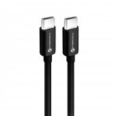 kabel Forcell C338 USB-C 60W QC4.0 PD 3A 1m czarny do myPhone N23 Lite