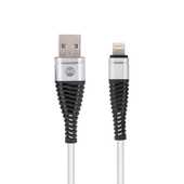 Kabel Forever do iPhone 8-PIN Shark bia�y 1m 2A do SAMSUNG ZV50