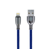 Kabel Forever do iPhone 8-PIN Tornado granatowy 1m 3A do SAMSUNG ZV50