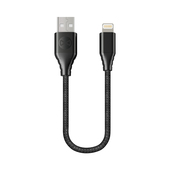 Kabel lightning MFI Classic 2,4A 20cm czarny Core do SAMSUNG ZV50