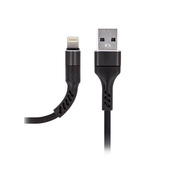 Kabel Maxlife MXUC-01 do iPhone / iPad / iPod 8-PIN Fast Charge 2A czarny