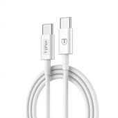 KABEL T-PHOX GLARY LITE SERIES 3A 1M USB-C/USB-C WHITE do SAMSUNG ZV50