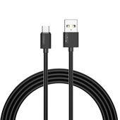 KABEL T-PHOX NETS TYPE-C BLACK 30 CM 3A ; PVC ; 0.3M do SAMSUNG ZV50
