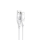 Kabel USB A - USB-C do szybkiego �adowania telefonu 2A 3 metry XO d�ugi 300cm bia�y do Oppo Reno 13FS 5G