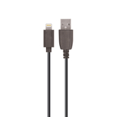 Kabel USB Setty 1m 2A Lightning czarny do SAMSUNG ZV50