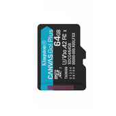 Kingston karta pami�ci 64GB SDXC Canvas Go Plus Gen4 200MB/s C10 UHS-I U3 V30