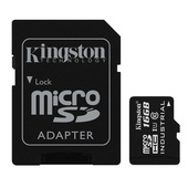 Kingston karta pami�ci microSDHC Industrial (16GB | class 10 | UHS-I | 90 MB/s) + adapter do SAMSUNG ZV50