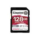 Kingston Karta pami�ci SD 128GB React Plus 280/100/MB/s U3 V60 do SAMSUNG ZV50