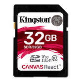 karty pami�ci kingston Kingston karta pami�ci SDHC Canvas React (32GB | class 10 | UHS-I | 100 MB/s)