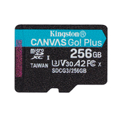 Kingston karta pami�ci SDXC Canvas Go! Plus (256GB | class 10 | UHS-I | 170 MB/s) + adapter do SAMSUNG ZV50