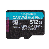 Kingston karta pami�ci SDXC Canvas Go! Plus (512GB | class 10 | UHS-I | 170 MB/s) do SAMSUNG ZV50
