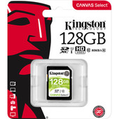 Kingston karta pami�ci SDXC Canvas Select (128GB | class 10 | UHS-I | 80 MB/s) do SAMSUNG ZV50