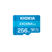 KIOXIA Karta pami�ci 256GB microSD Exceria (gen 2) UHS I U3 V30 z adapterem do SAMSUNG ZV50
