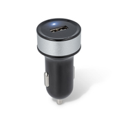 �adowarka samochodowa Forever USB 1 A + kabel iPhone 30-PIN czarna do SAMSUNG ZV50