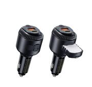 �adowarka samochodowa REMAX YATOY SERIES WITH SCENT 60W PD QC RCC353 1xUSB +1xUSB-C BLACK do SAMSUNG ZV50