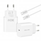 �adowarki sieciowe 30W �adowarka sieciowa Blavec 30W GaN USB-C z kablem USB-C bia�a do Realme Narzo 20a