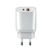 �adowarka sieciowa Forever 2x Type-C PD+QC3.0 (20W) bia�a Core do SAMSUNG ZV50