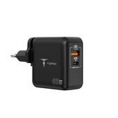 �adowarka sieciowa T-PHOX MEGA T-PP09 GAN PD 65W USB/USB-C BLACK do SAMSUNG ZV50