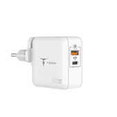 �adowarka sieciowa T-PHOX MEGA T-PP09 GAN PD 65W USB/USB-C WHITE do SAMSUNG ZV50