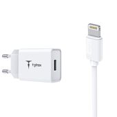 �adowarka sieciowa T-PHOX MINI-EU LIGHTNING WHITE 1.2M 2.4A do SAMSUNG ZV50