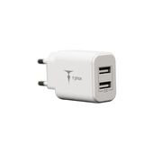 �adowarka sieciowa T-PHOX POCKET CHARGER 2xUSB 2.1A WHITE do SAMSUNG ZV50