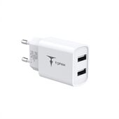 �adowarka sieciowa T-PHOX POCKET SERIES 2xUSB TCC-224 12W 2.4A WHITE do SAMSUNG ZV50
