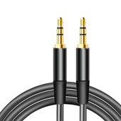 Maxlife kabel audio jack 3,5 mm - jack 3,5 mm 1m czarny do SAMSUNG ZV50