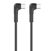 Maxlife kabel k�towy MXUC-09 USB-C - USB-C 1,0 m 60W czarny do SAMSUNG ZV50