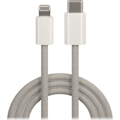 Maxlife kabel MXUC-06 USB-C - Lightning 1,0 m 20W szary nylonowy do SAMSUNG ZV50
