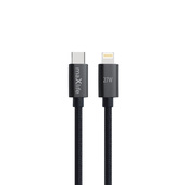 Maxlife kabel MXUC-12 USB-C - Lightning 2,0 m 27W czarny do SAMSUNG ZV50