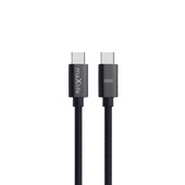 Maxlife kabel MXUC-12 USB-C - USB-C 2,0 m 100W czarny do SAMSUNG ZV50