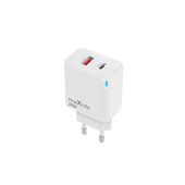 Maxlife �adowarka sieciowa GaN PD QC MXTC-09-30AC 1x USB-C 1x USB 30W bia�a do SAMSUNG ZV50