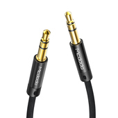 Mcdodo kabel audio jack 3,5mm/ jack 3,5mm czarny 1,2m CA-6640 do SAMSUNG ZV50