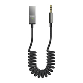 Mcdodo kabel bluetooth jack 3,5 mm/ USB-A czarny 1,7m CA-8700 do SAMSUNG ZV50