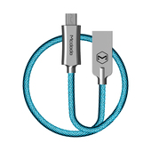 Mcdodo kabel Knight USB - microUSB 1,0 m niebieski CA-4401 do SAMSUNG ZV50