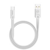 Mcdodo kabel USB Gorgeous micro bia�y 1m 2,4A CA-0430 do SAMSUNG ZV50